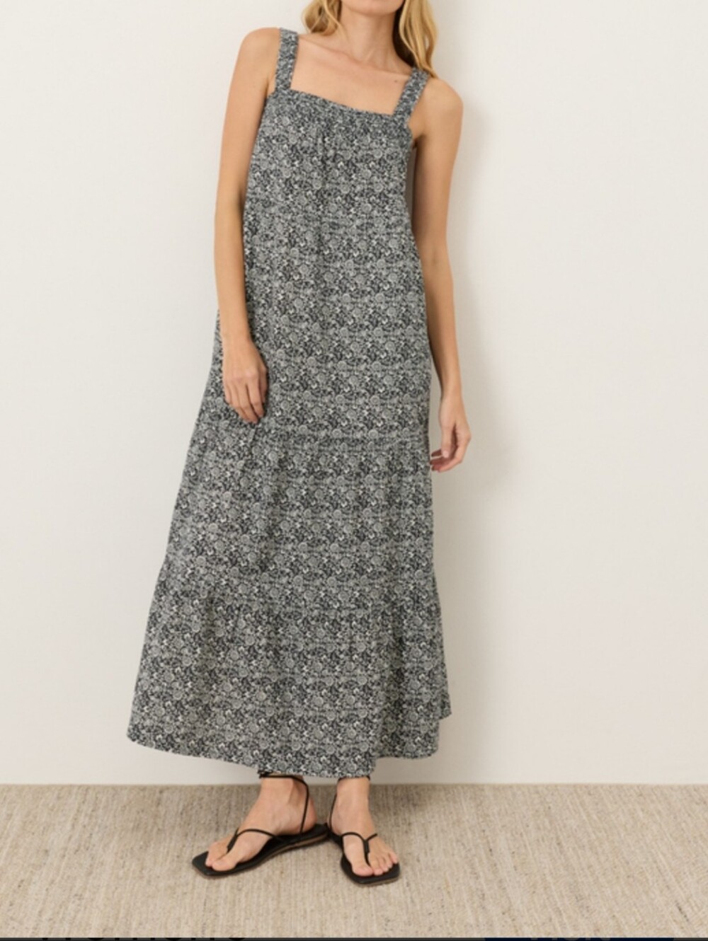 Pact Floral Maxi Dress Size XL